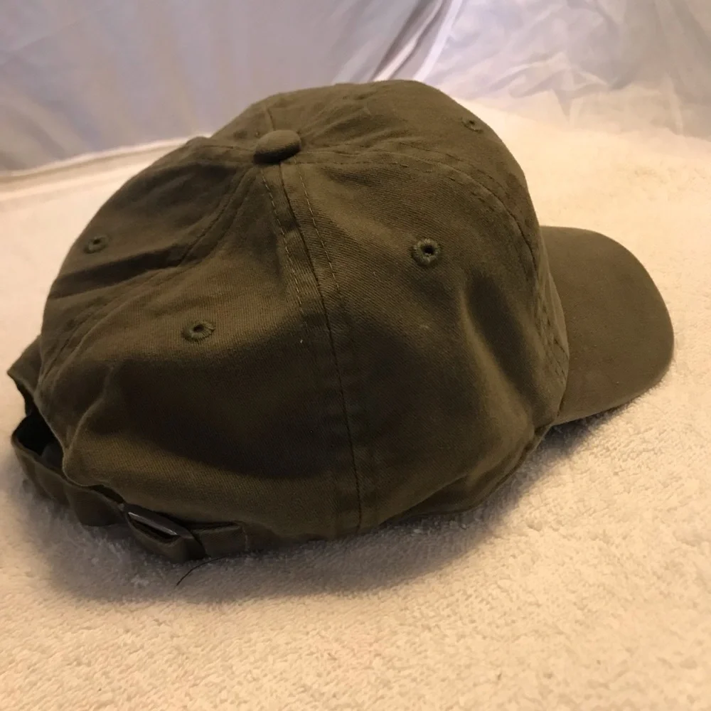 BDG Olive Green Adjustable Cotton Ball Cap